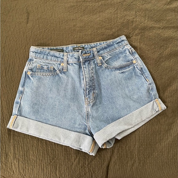 Target Wild Fable denim high waisted mom shorts: size 2/26 - Picture 3 of 8